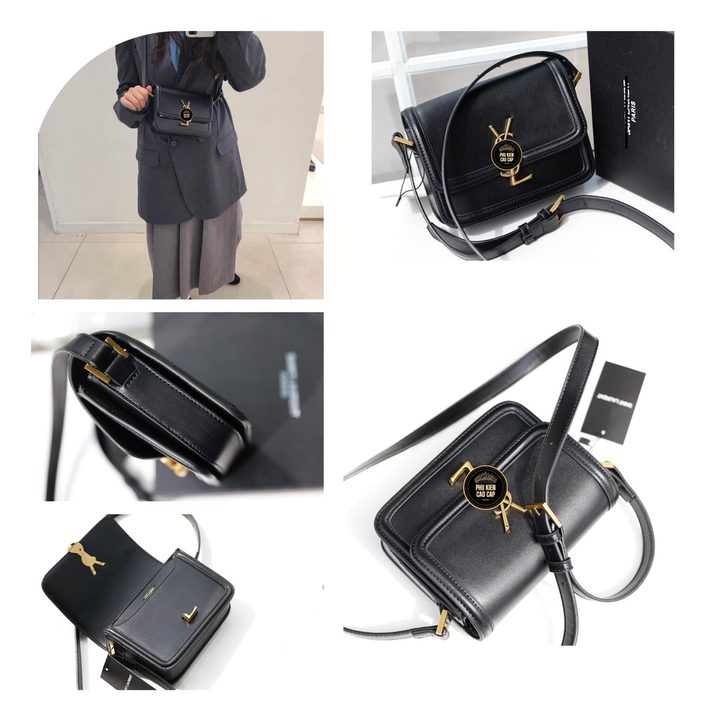 Túi hàng hiệu nhỏ gọn -  𝐒𝐎𝐋𝐅𝐄𝐑𝐈𝐍𝐎 𝐌𝐈𝐍𝐈 - túi mini đựng vừa điện thoại chất da trơn lỳ xịn xò