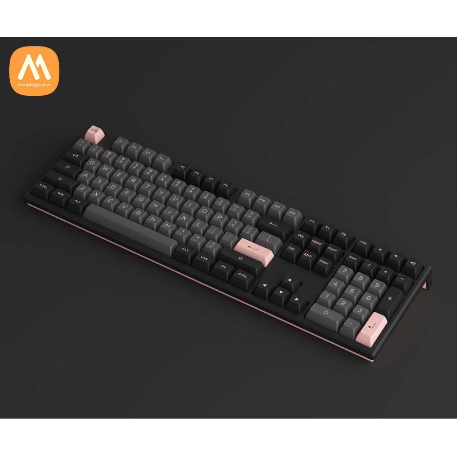 Bàn phím cơ AKKO MonsGeek MG108 Black&Pink