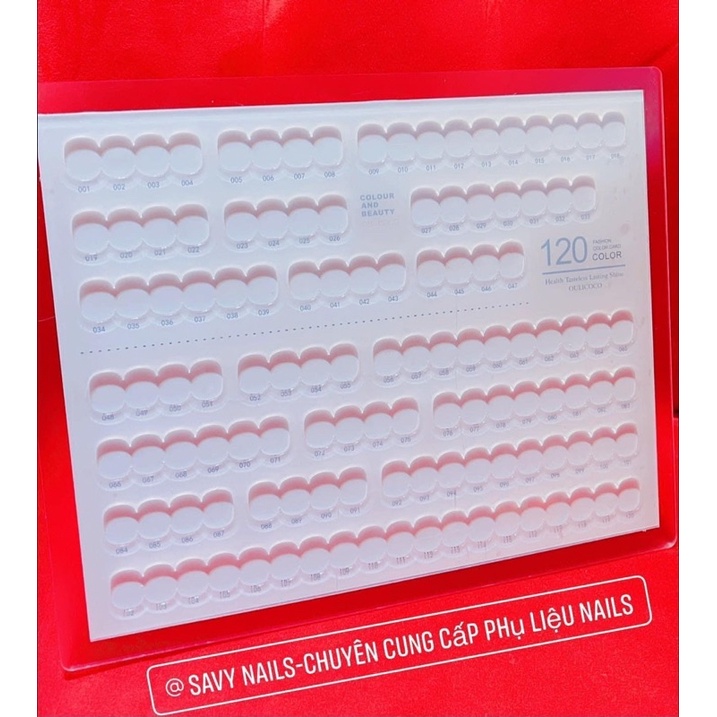 Bảng mẫu móng meka cao cấp kèm thêm móng