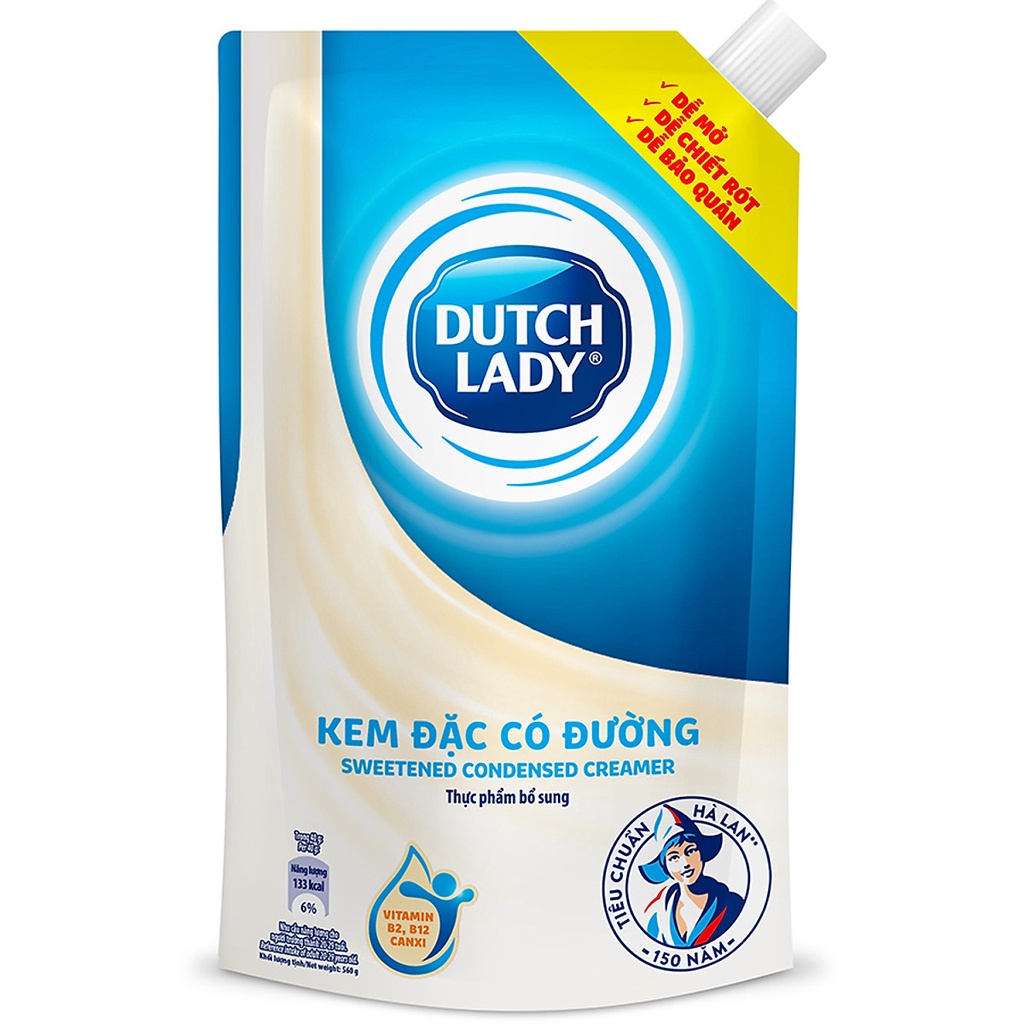 Kem đặc có đường Dutch Lady dạng túi 545g