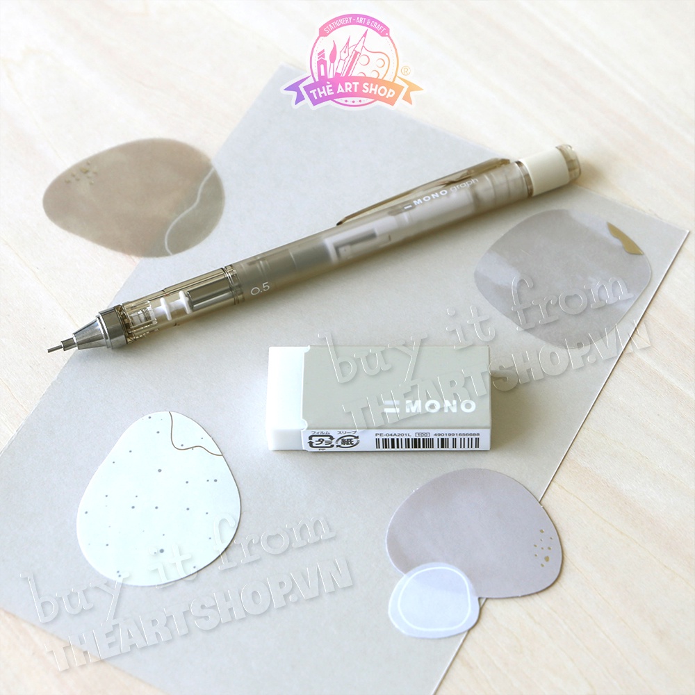 Bút chì cơ khí lắc đẩy ngòi TOMBOW Mono Graph màu DUSTY limited THEARTSHOP