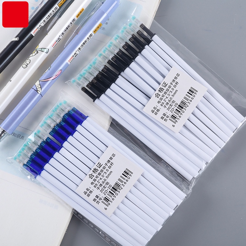 Set 20 Ruột Bút Gel Có Thể Xóa Được Ngòi Bút 0.5mm