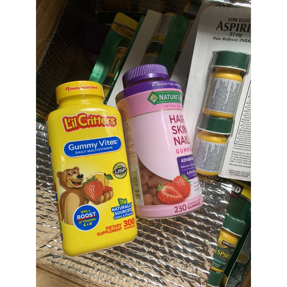 KẸO DẺO GẤU GUMMY VITES 300 VIÊN của Mỹ gummy 300v