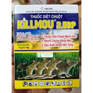 Thuốc diệt chuột kullmou 2.5dp 10gr