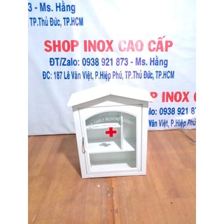 Tủ thuốc - tủ y tế gia đình sắt sơn tĩnh điện màu xanh biển mã:ts07- sb -