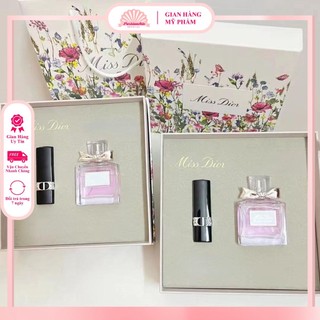    CHÍNH HÃNG   Set Son Dior Limited Rouge velvet Kèm Nước Hoa Mis Dior 50ml 