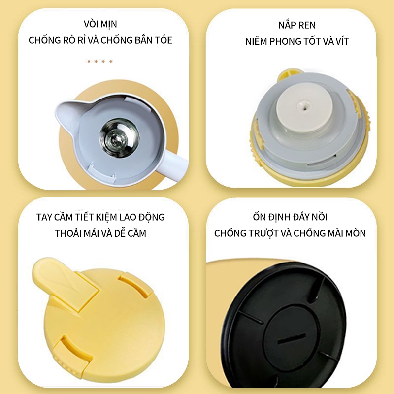 Bình Nước Giữ Nhiệt Dung Tích Lớn 1.9L Tiện Dụng Cho Gia Đình / Văn Phòng