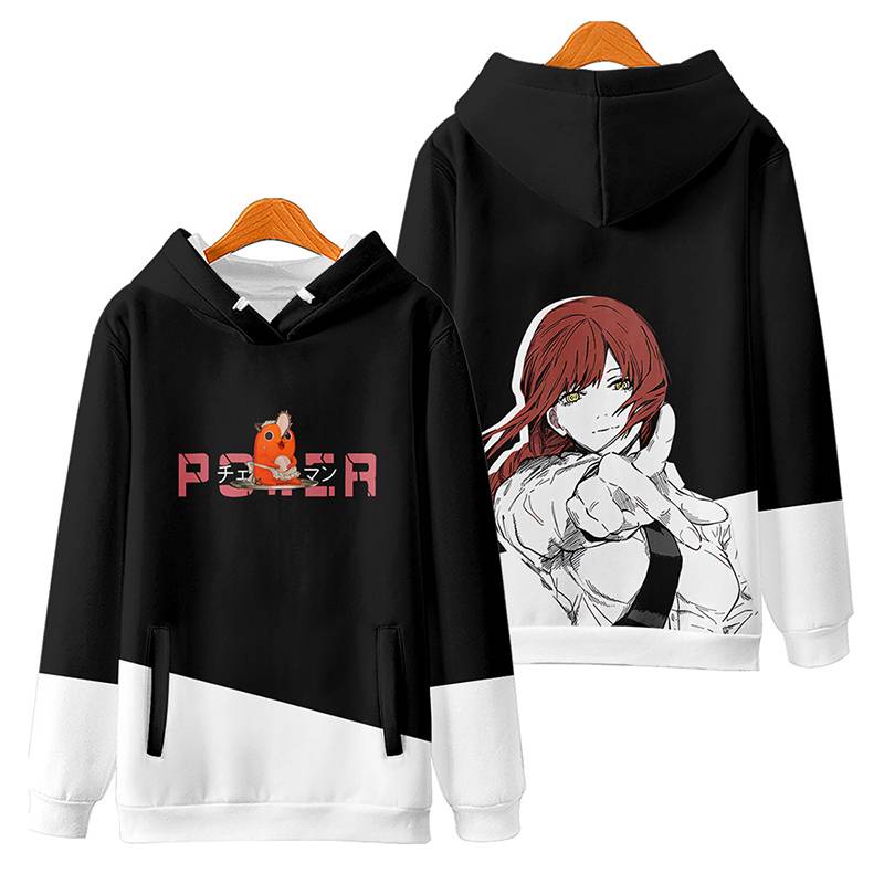 Áo Khoác Hoodie Tay Dài In Hình Nhân Vật Anime Chainsaw Man Makima Ag1 Thời Trang Cho Nam Và Nữ
