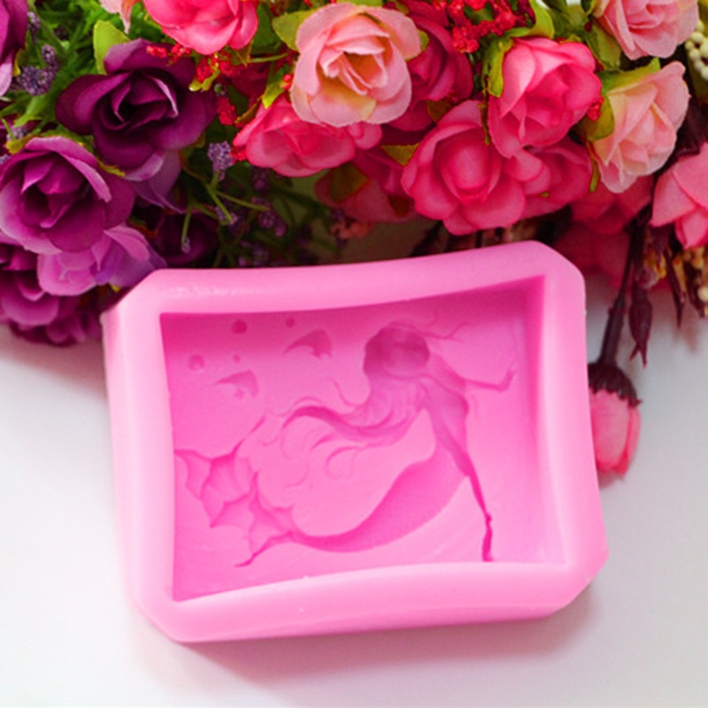 Khuôn Làm Bánh / Kẹo / Xà Phòng Chất Liệu Silicone Hình Bông Hoa Phong Cách Cổ Điển