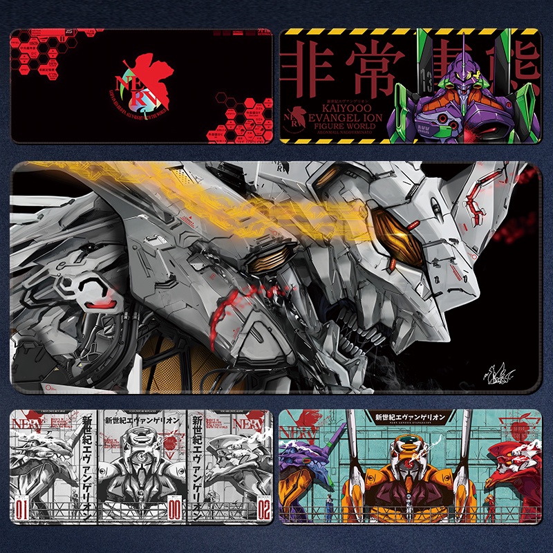 EVA Mouse Pad Neon Genesis Evangelion Laptop keyboard pad EVANGELION-01 anime gaming mecha-Animation Asuka Langley Soryu new Ayanami Rei table pad Ikari Shinji Cool custom non-slip rubber upholstery personality