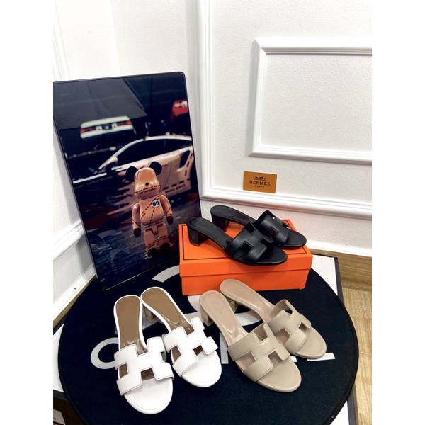 Dép Hesmes Loại 1 Quảng Châu Cao Cấp Full Box Tag Mác Màu Sắc Trung Tính Dễ Phối Đồ