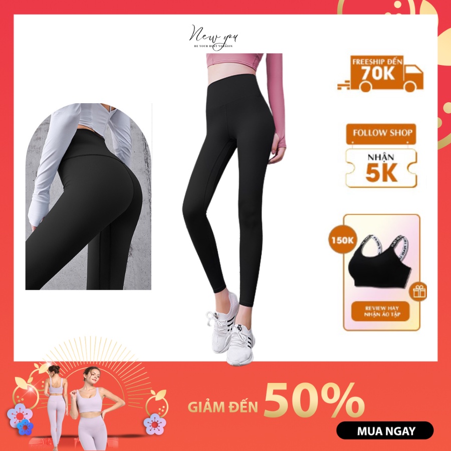 Quần Tập Thể Thao Gym Yoga Aerobic Xe Đạp nữ NEWYOU - Vải Thun 4 Chiều Thấm Hút Mồ Hôi -BOT1