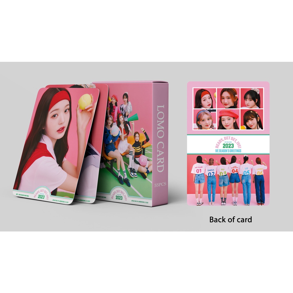 IVE 2023 SEASON'S GREETINGS Photocard IVE Album Debet Eleven & Lovely Vocation & I‘VE SUMMER & LOVE DIVE  Lomo Card Postcard
