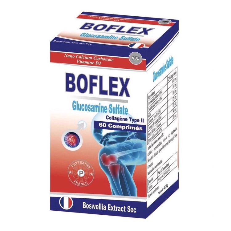 Boflex viên bổ xương khớp chính hãng Pháp, hộp 60 viên