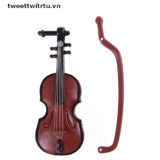 Đồ chơi đàn violin cho búp bê tỉ lệ 1: 12