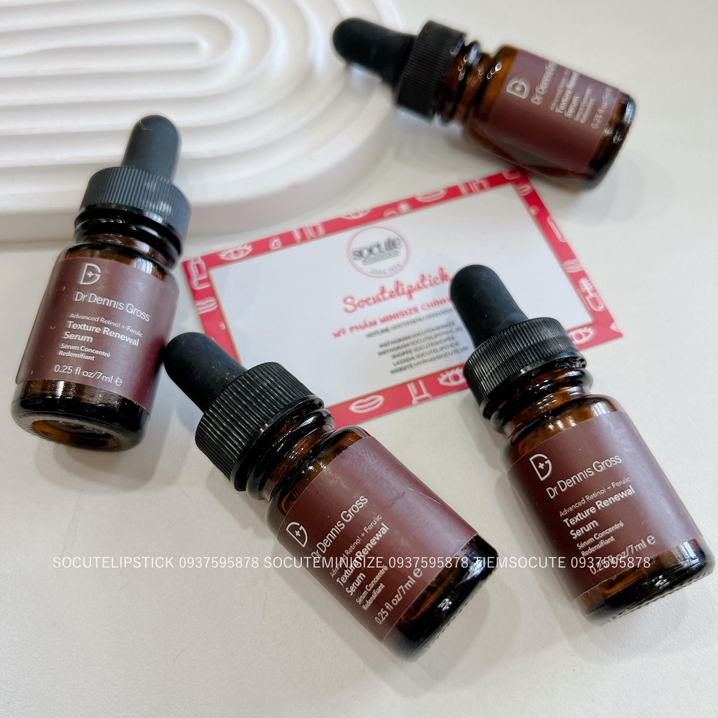 Tinh Chất Dr Dennis Gross Retinol + Ferulic Texture Renewal Serum 7ml