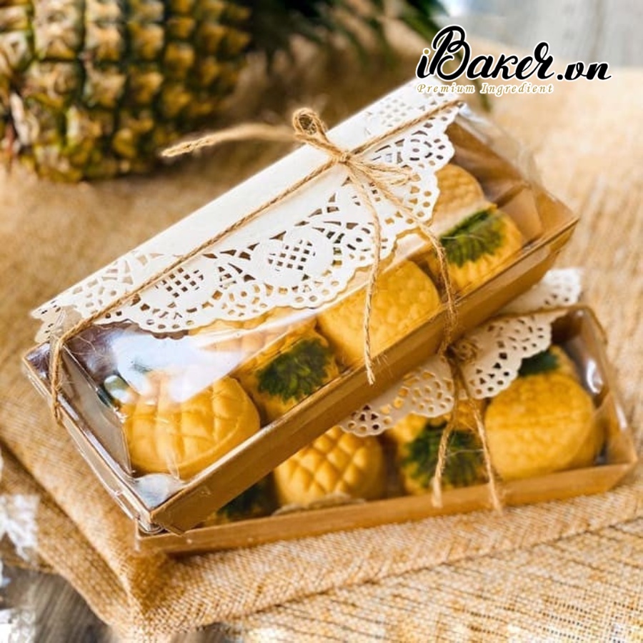 [Set 50] Hộp giấy nắp trong 1985 đựng bánh tiện dụng, loại tốt, giá rẻ