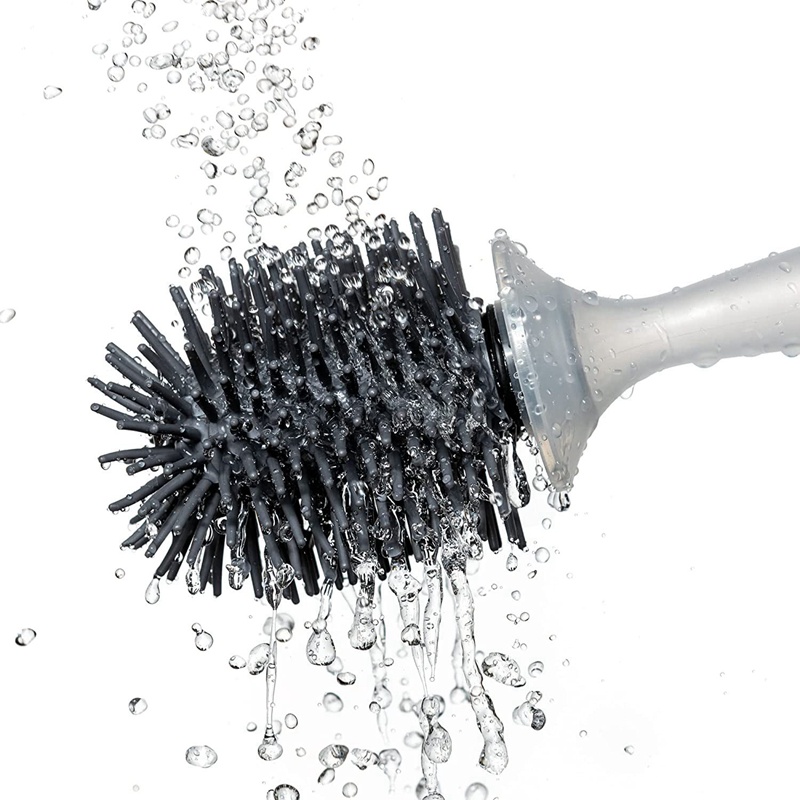 Giá Đỡ Bàn Chải Vệ Sinh Toilet Có Tay Cầm Tiện Lợi