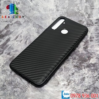 Ốp lưng Galaxy A7 2018 - A750 nhựa dẻo vân Carbon / Ốp lưng  vân da chống trơn A750