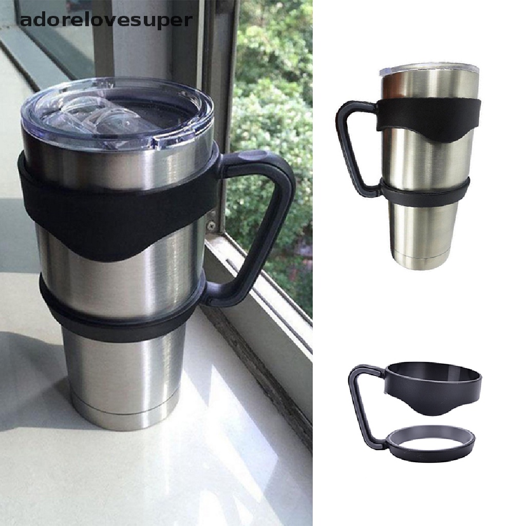 Cốc Giữ Nhiệt Bằng Thép Không Gỉ 30Oz Có Tay Cầm AD1VN1 Nắp Đậy Màu Đen Thay Thế Cho Ống Hút yeti 30Oz 1 Chiếc Tay Cầm Cho 30Oz yeti insu 30Oz