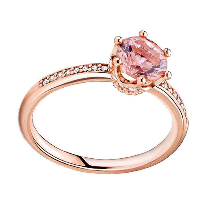 Nhẫn Pandora Pink Sparkling Crown Solitaire Ring Moments