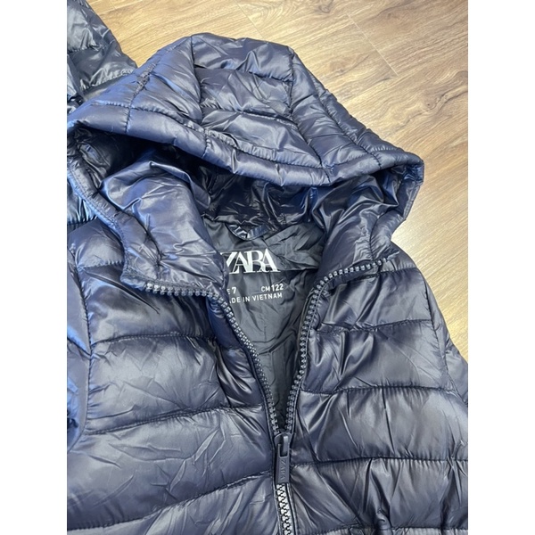 Áo phao BG za ra thắt eo siêu nhẹ size mẹ con A127