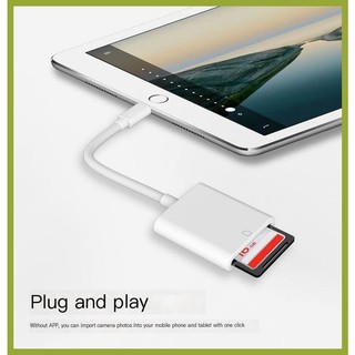 Đầu Đọc Thẻ OTG Kết Nối Máy Ảnh Cho iphone