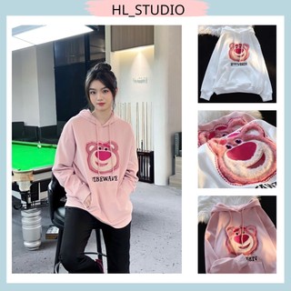 Áo Hoodie Nỉ Nam Nữ Unisex Hình Gấu Hồng Cao Cấp G0269