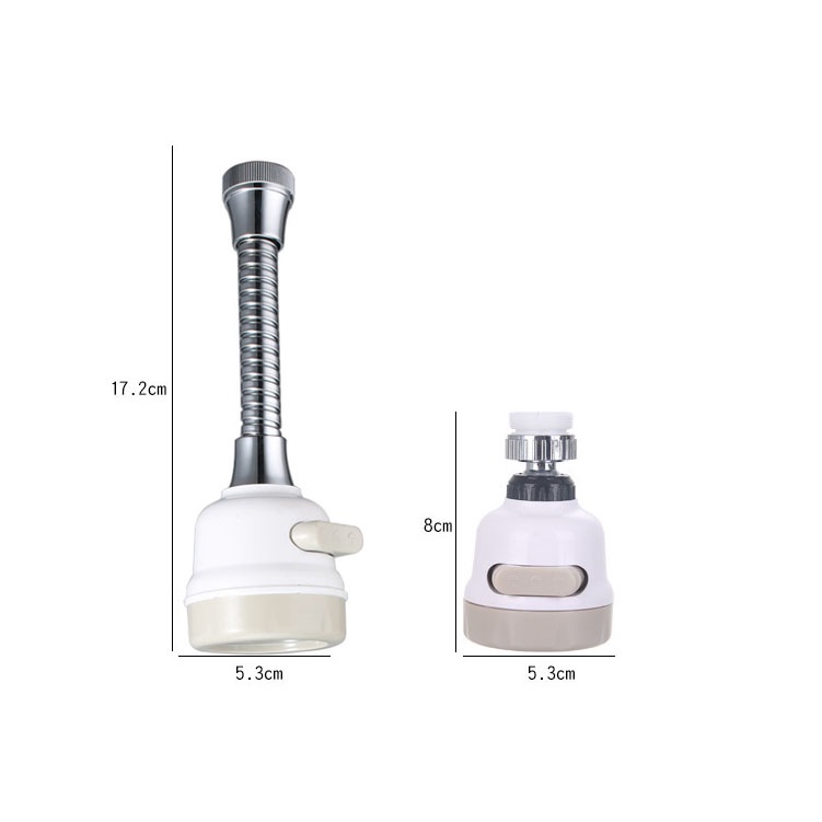 Đầu vòi tăng áp rửa bát -3 chế độ phun cực mạnh- xoay được