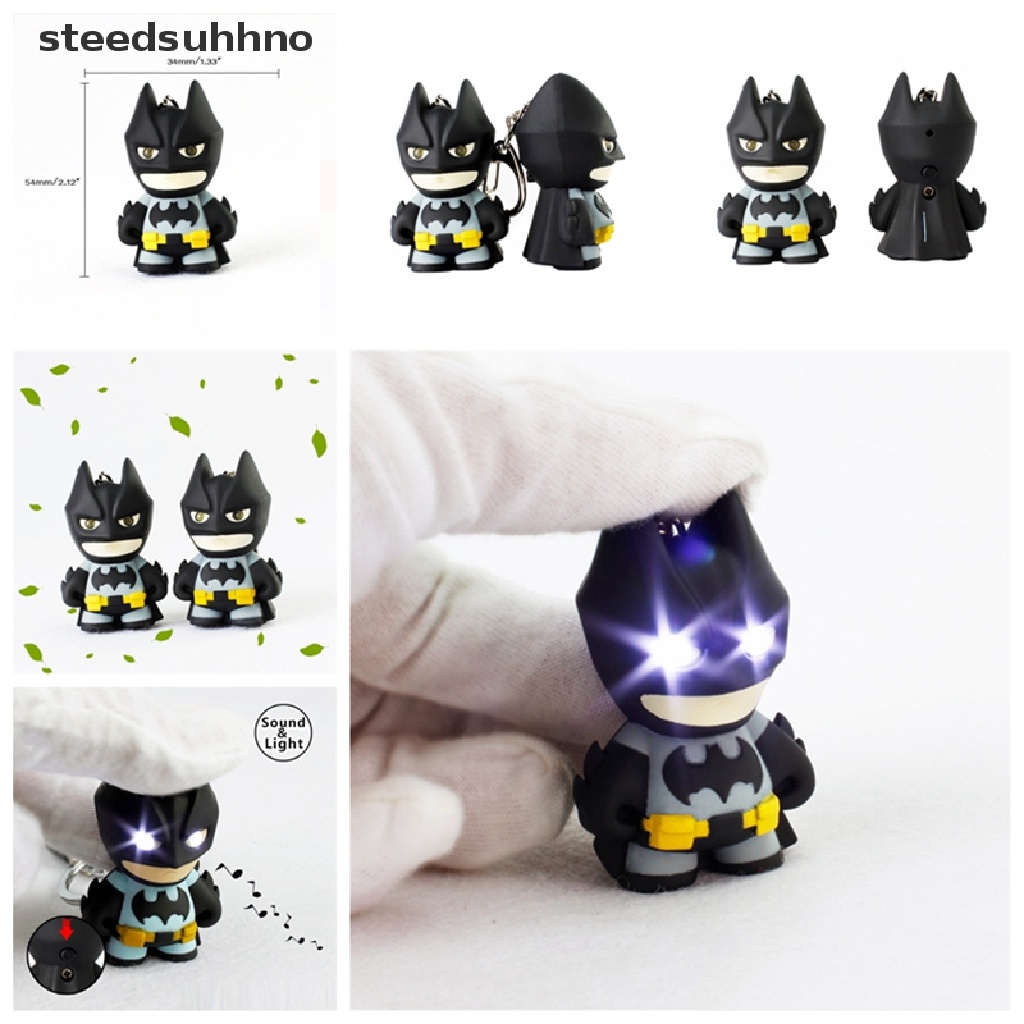 Móc Khóa Hình Batman Có Đèn Led Và Âm Thanh Cá Tính hhno
