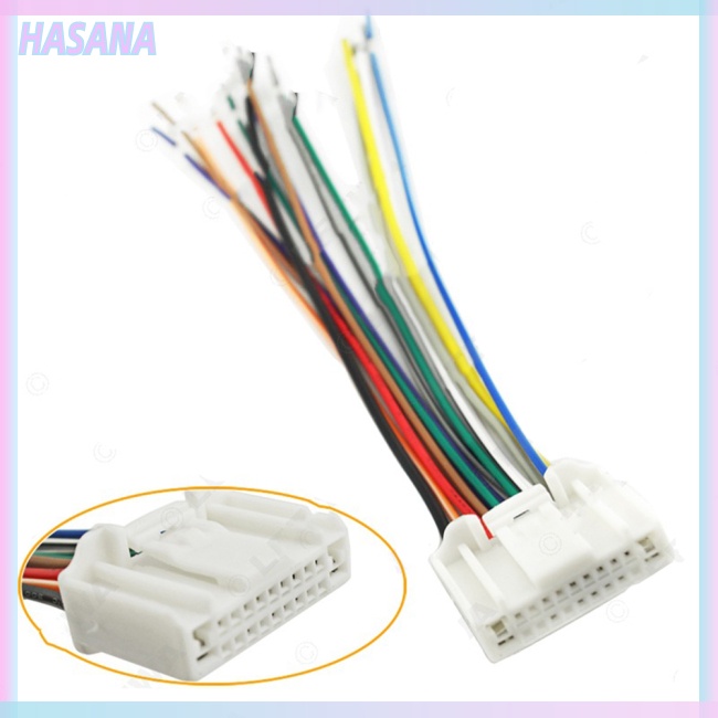 Bộ 5 Dây Cáp Âm Thanh Nổi Cd / Máy Nghe Nhạc Cho Xe Hơi Nissan