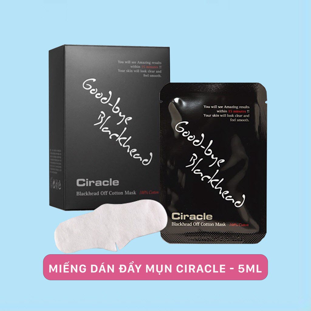[Hàn Quốc] Miếng dán mụn Ciracle dán đẩy mụn mủi đầu đen Ciracle goodbye blackhead 5ml