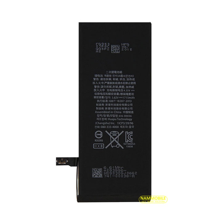 FREE SHIP Pin IP 6S Plus Zin HT cam kết dung lượng chuẩn 2750mAh