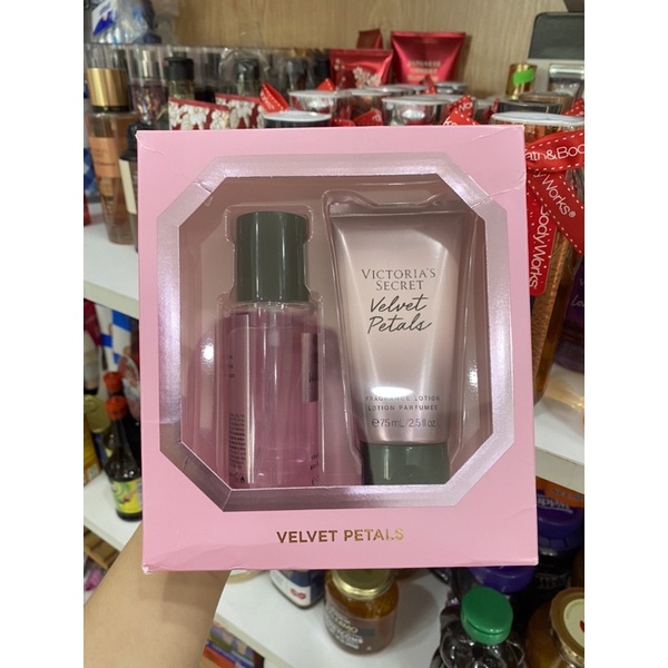 Set lotion & body mist victoria serect