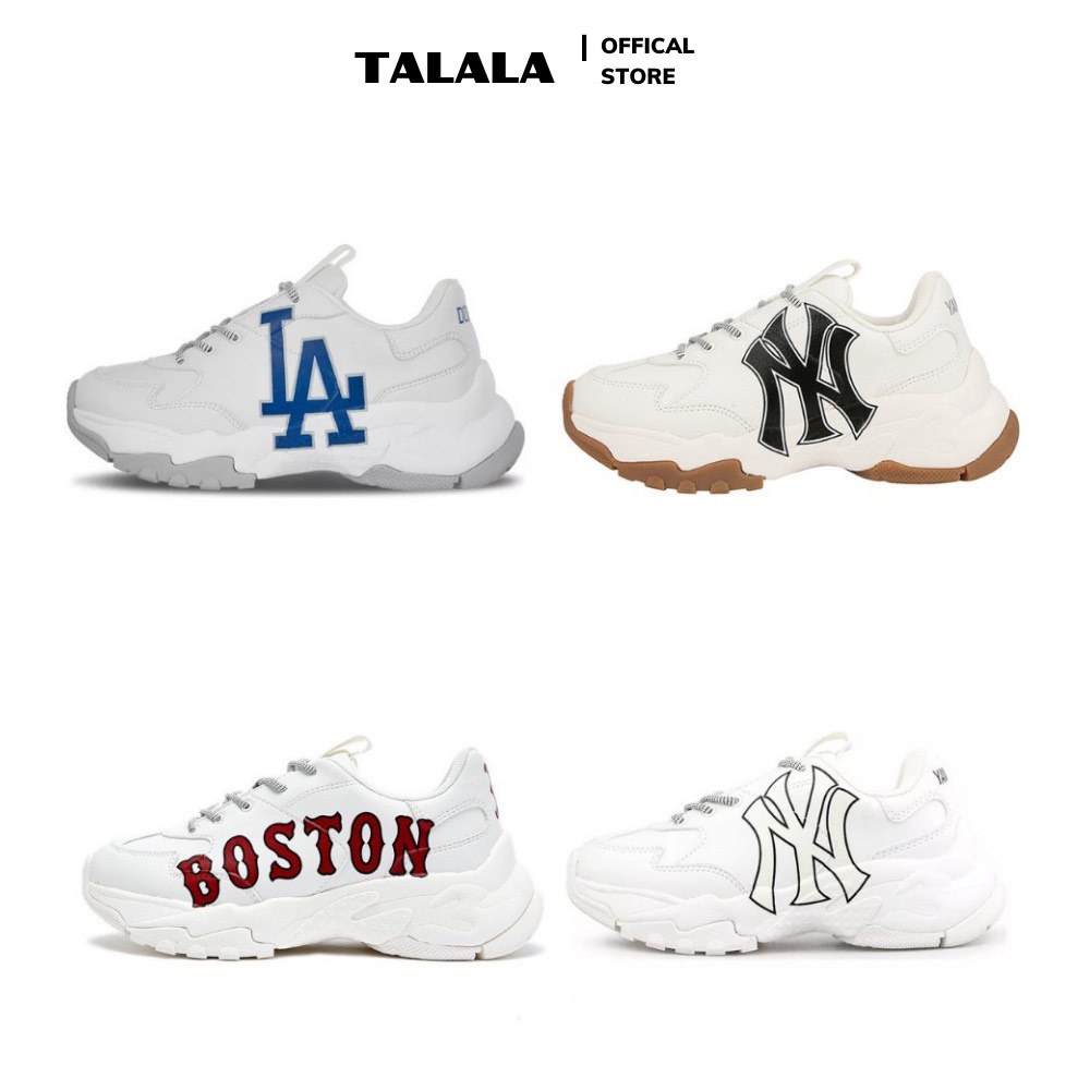 Giày MLB Chunky LA, NY, BOSTON - Giày Thể Thao Nam Nữ MLB Đủ 4 Mẫu Đế Tách 2 Lớp Tăng Chiều Cao 5cm Full Box Bill