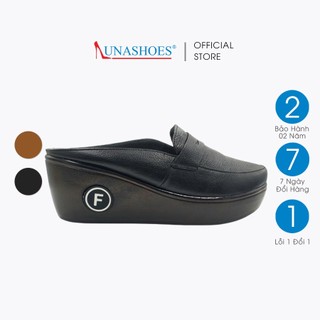 Dép sục nữ da mềm êm chân Lunashoes 32506 giày cho mẹ trung niên full box hàng cao cấp có sẵn