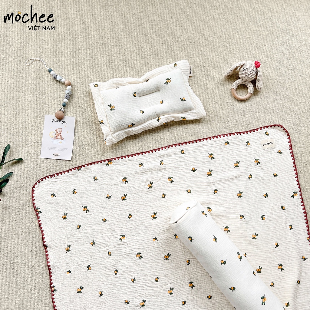 SET CHĂN XÔ MỎNG KÈM GỐI LÕM MOCHEE
