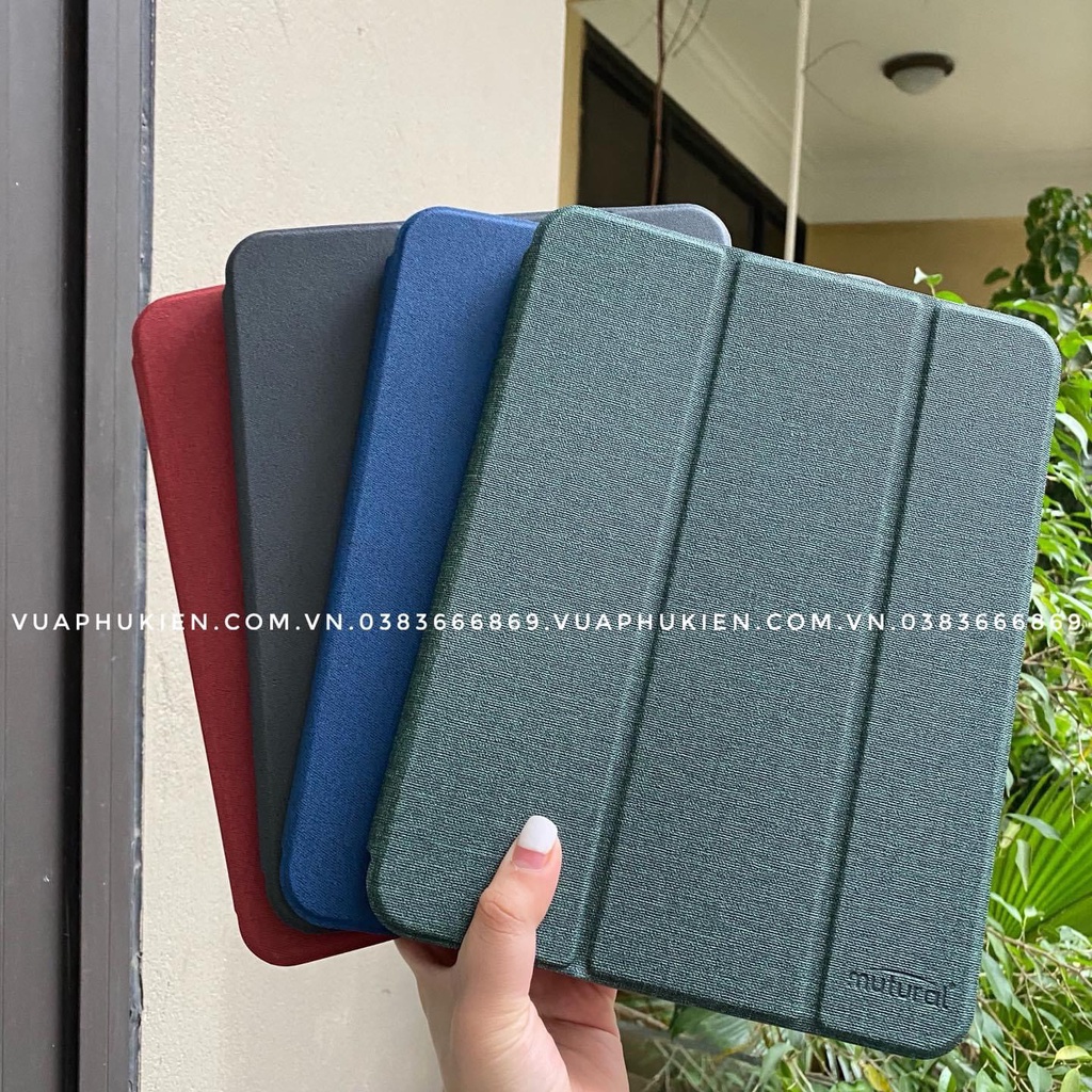 Bao da loại vải cao cấp dành cho iPad Gen 10 (10.9 inch) 2022 Mutural Yashi. Chính hãng.