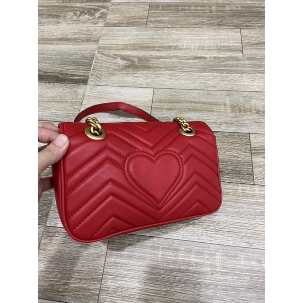 Túi si da thật hiệu GC Marmont 22