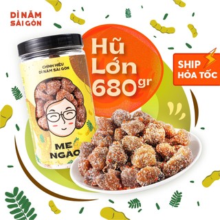 Kẹo Me Cay 680gr I Dì Năm Sài Gòn I Hũ Lớn, Loại Ngon Nhất, Đồ Ăn Vặt Siêu Dính I Kẹo Mềm, Chua Cay Rất Ngon