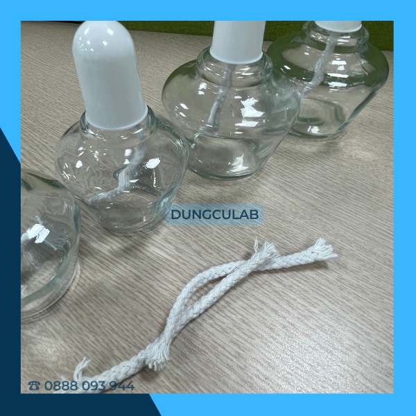 Dây tim / Bấc đèn cồn dài 14cm (2 cái)