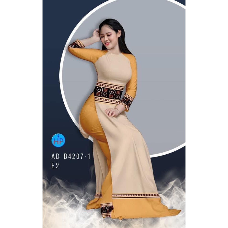 VẢI ÁO DÀI IN 3D ĐẸP XUẤT SẮC(HÀNG XUẤT KHẨU)HOT THỔ CẨM HOA EO