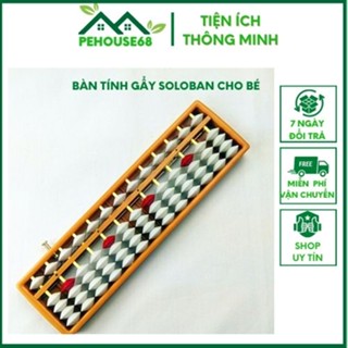 Bàn Tính Gẩy Soroban 13 Cột FREE SHIP Có nút bấm giúp bé học toán nhanh Dụng cụ học làm toán nhanh chuẩn ảnh