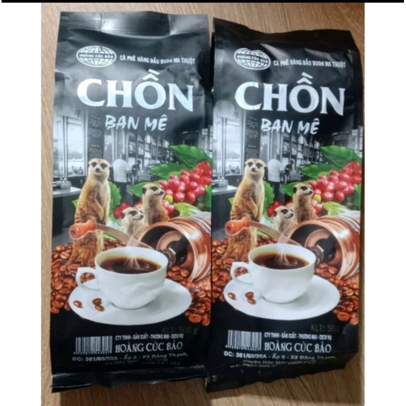 Combo 2 gói Cà phê Chồn Ban Mê 500g