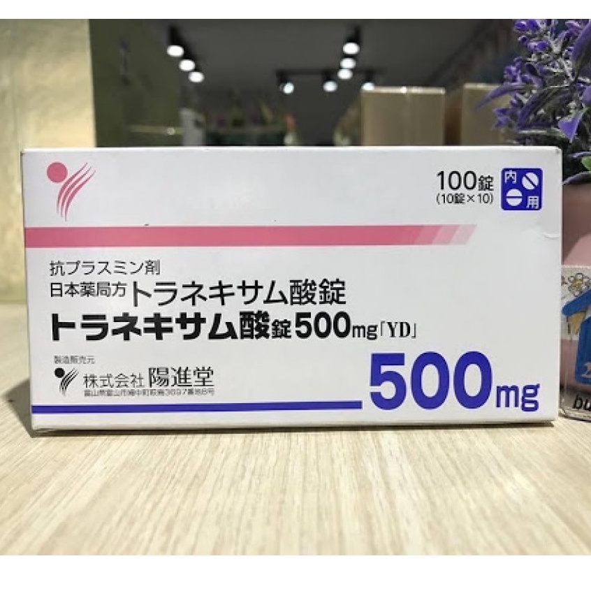 Viên uống trắng da, mờ thâm nám Transamin 500mg Nhật Bản