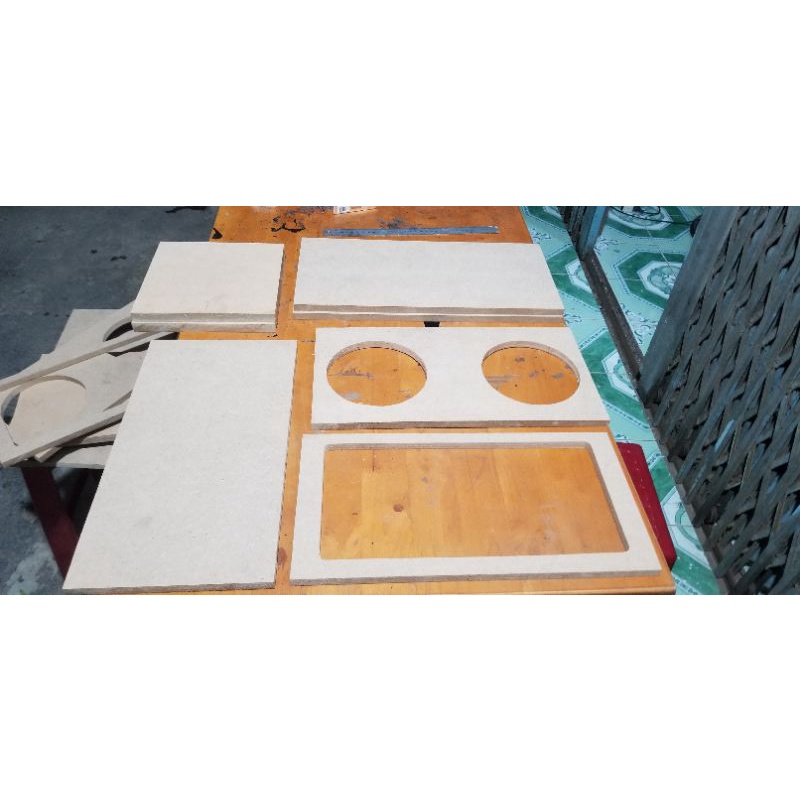 Ván thô cắt CNC sẵn chưa ráp 2bass16 đủ bộ 7 tấm