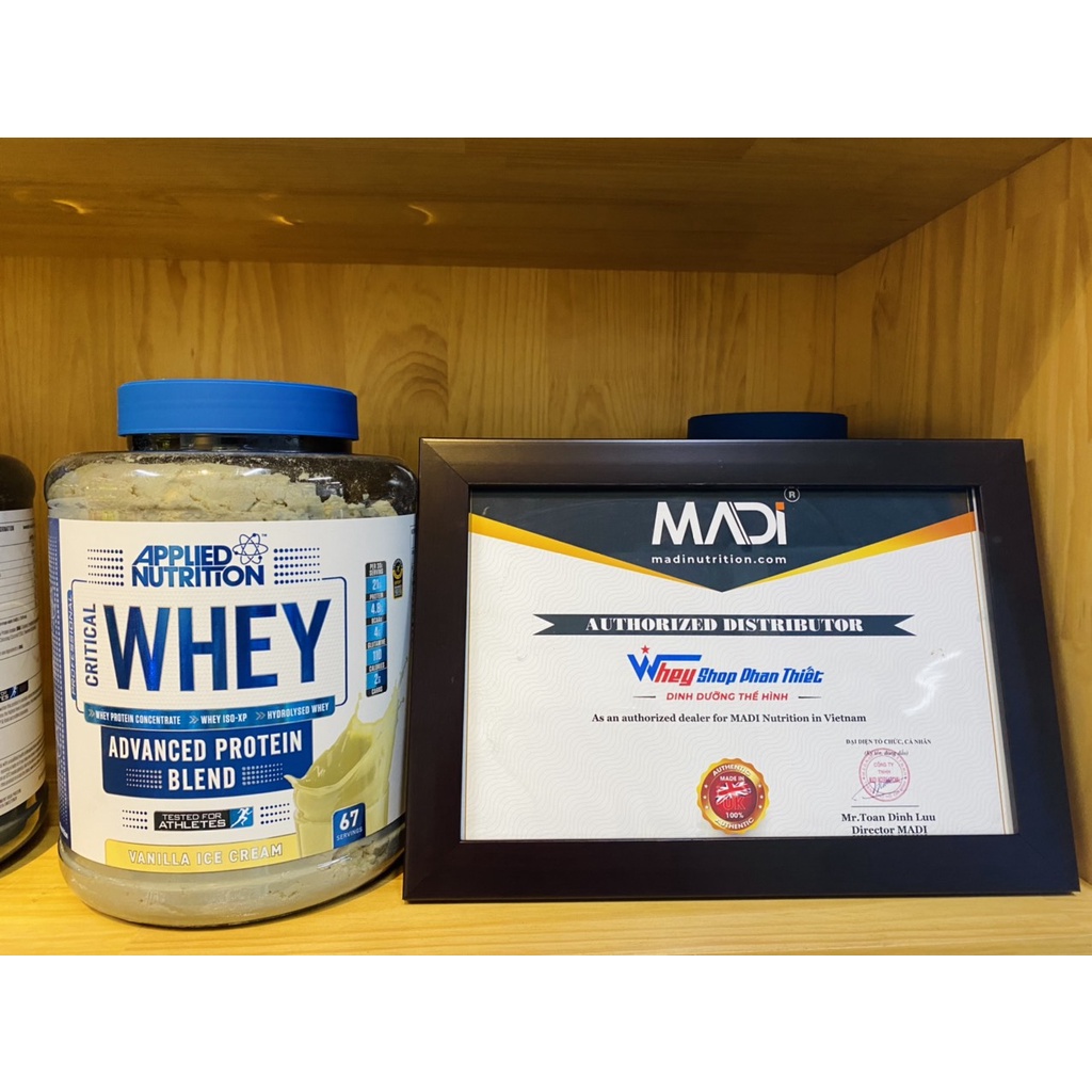 CRITICAL WHEY APPLIED NUTRITION- SỮA TĂNG CƠ - WSPT