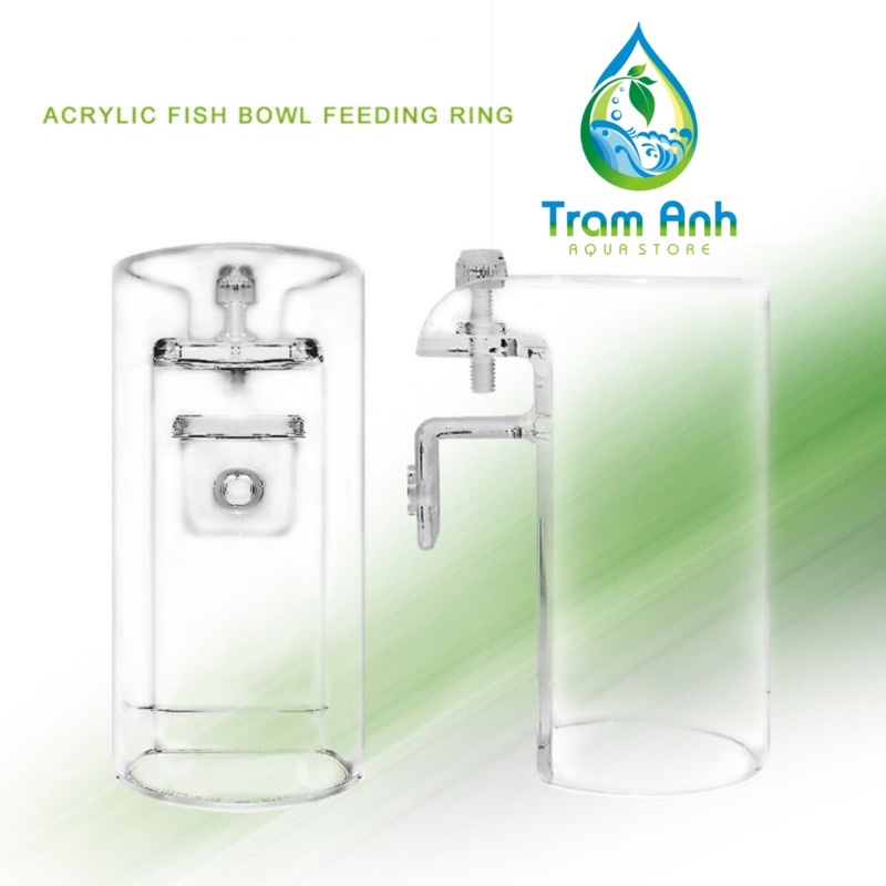 Vòng giữ thức ăn nổi cho cá bằng acrylic - Chính hãng CREEK  - bể thuỷ sinh
