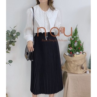Chân váy xếp li dài