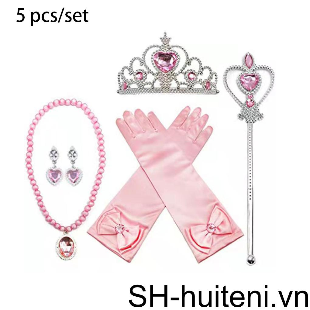 Boys Girls Halloween Headwear Gloves Wand Set Reusable Washable Banquet Event Cosplay Costume Kit Outfit Clothes Gift